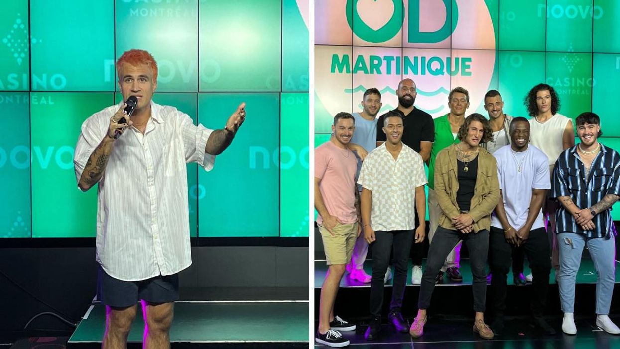 Jay Du Temple. Droite : Les gars d’OD Martinique.