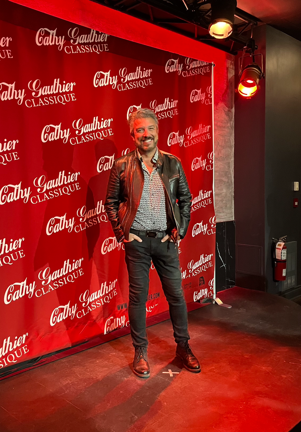 Jean Airoldi \u00e0 la premi\u00e8re de Cathy Gauthier.