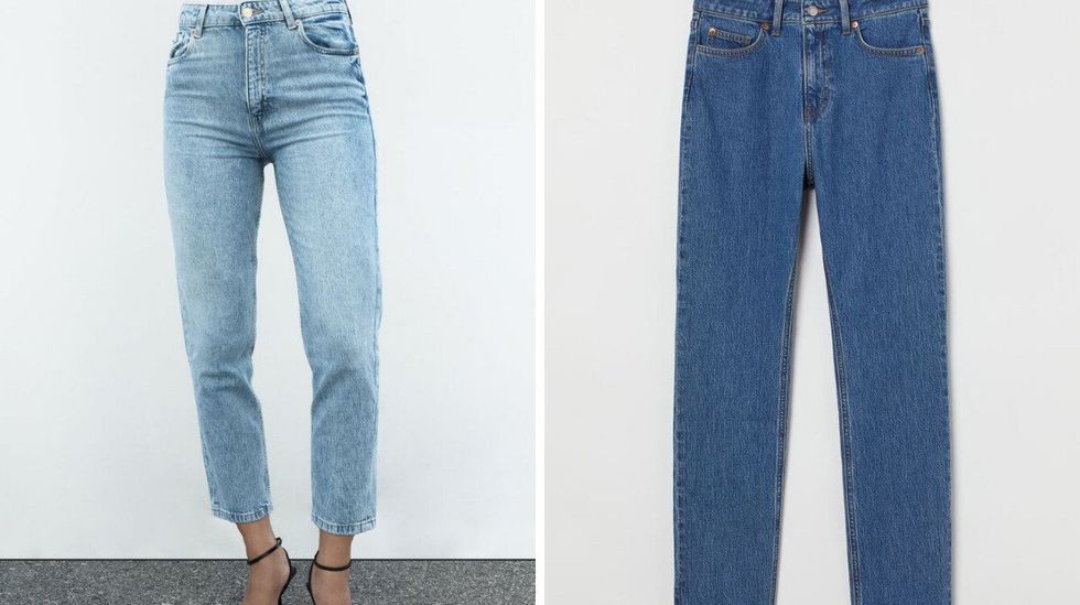 Jean au Zara. Droite : Jean au H&M.