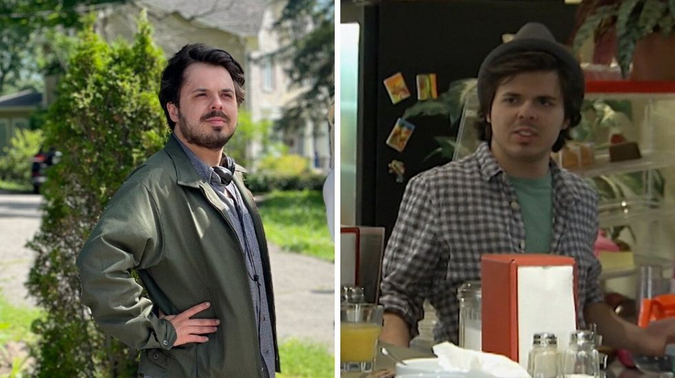 Jean-Carl Boucher. Droite : Jean-Carl Boucher dans Tactik.