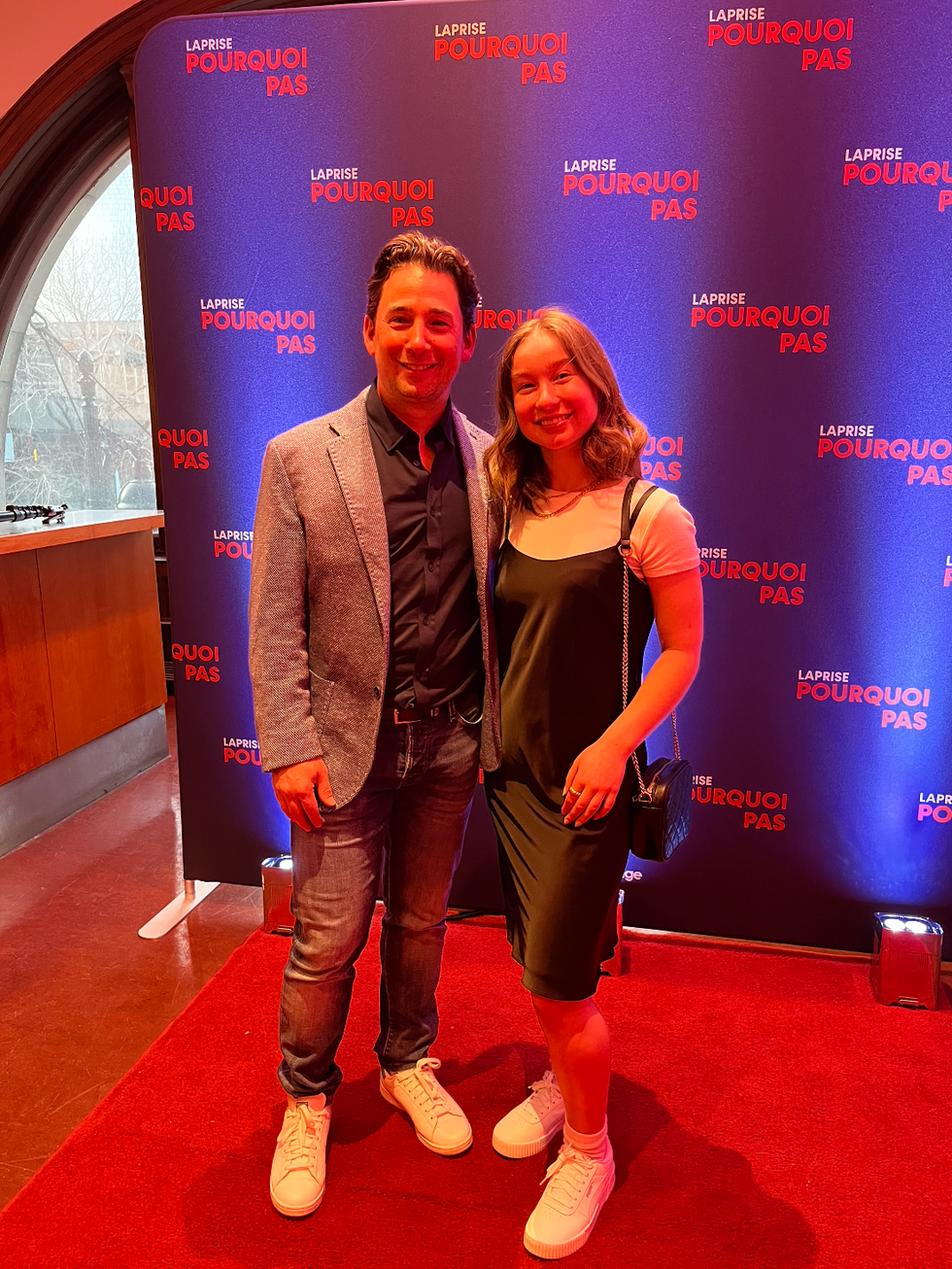 Jean-Fran\u00e7ois Baril et sa fille Viviane.