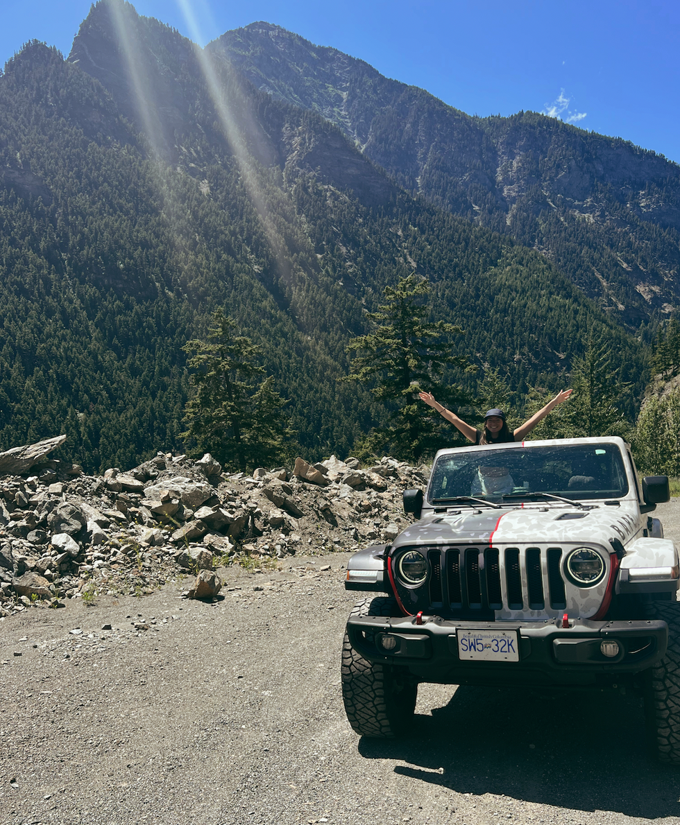 Jeep Wrangler in B.C.