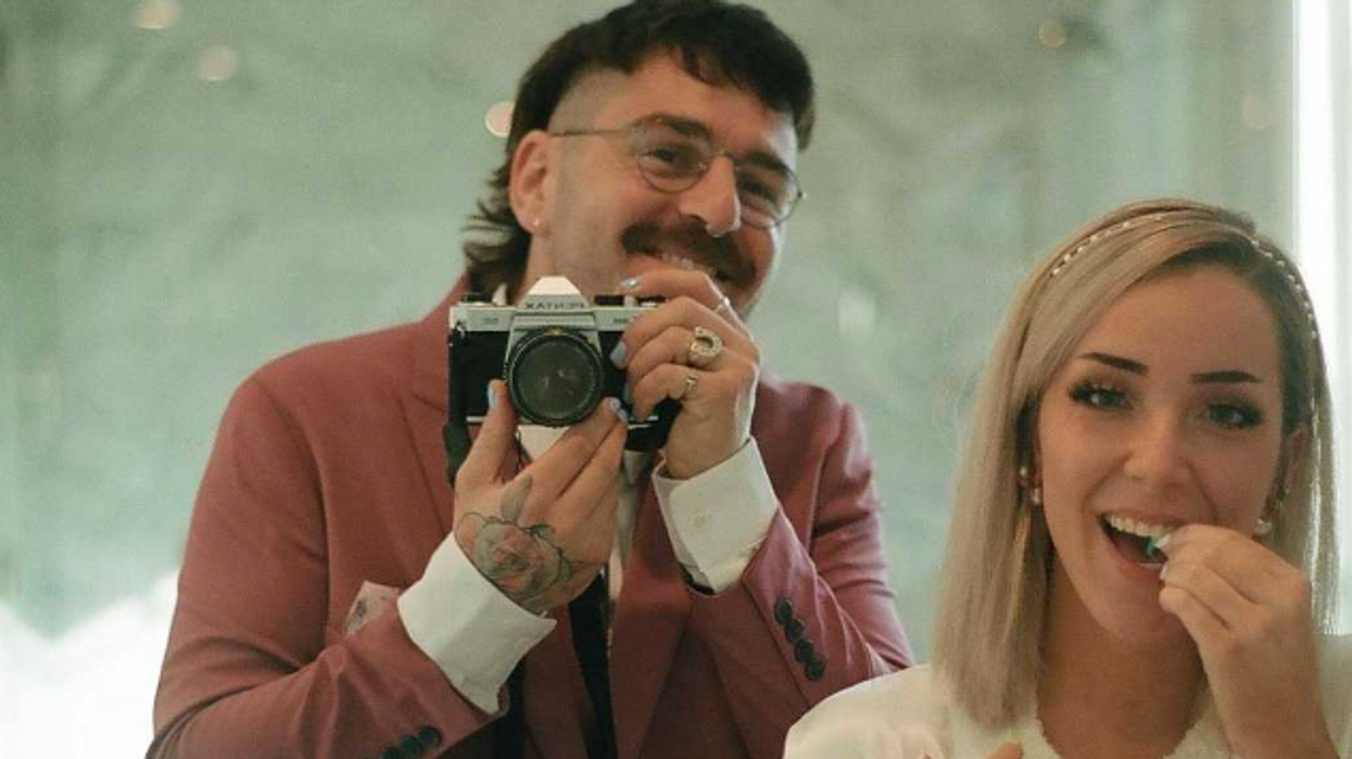 Jenna Marbles and Julien Solomita.