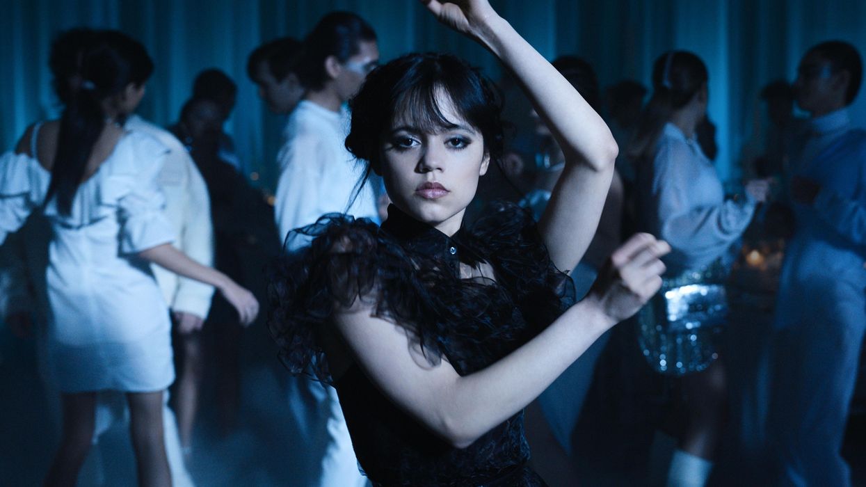 Jenna Ortega as Wednesday Addams.