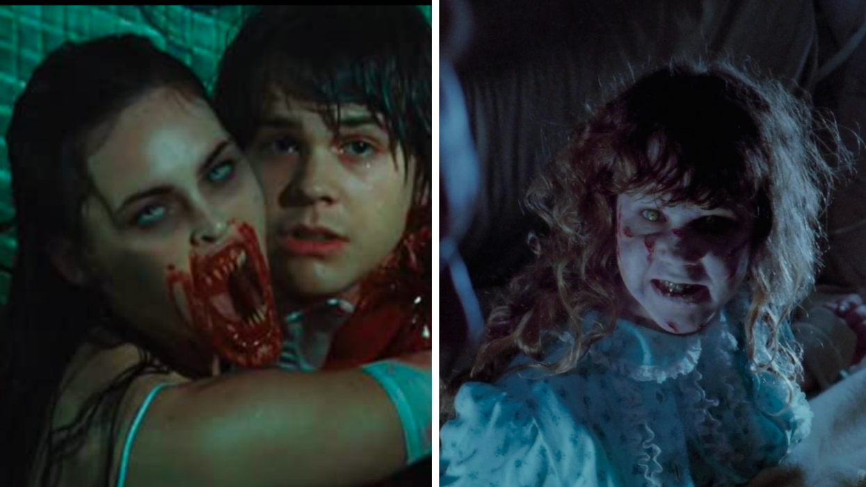 Jennifer's Body sur Crave. Droite : L'Exorciste sur Crave.