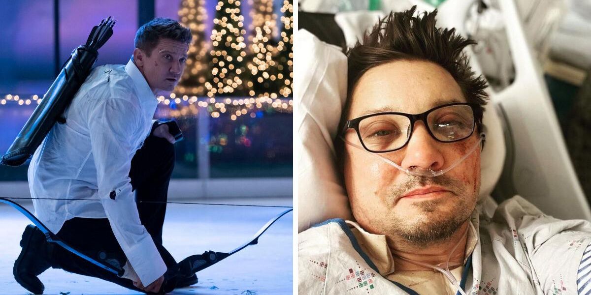 Jeremy Renner Posted A 'Messed Up' Selfie & Here's How The Snowplow