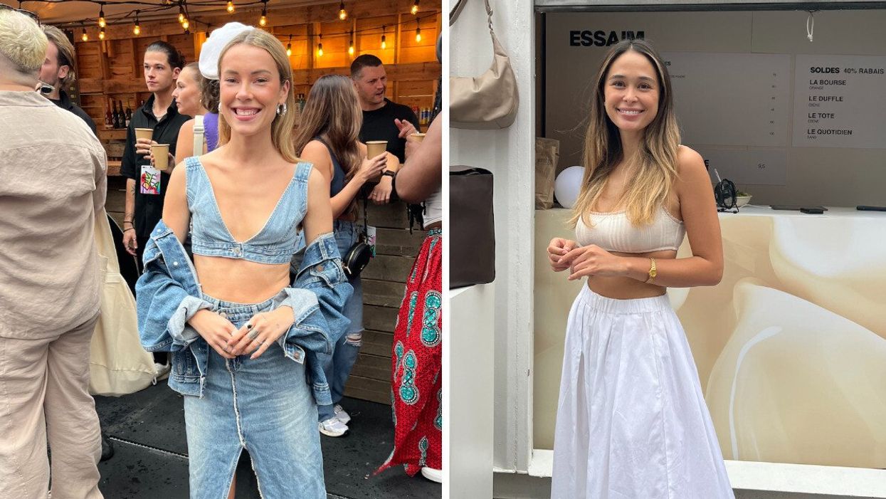 Jessica Roux. Droite : Julie-Anne Ho.