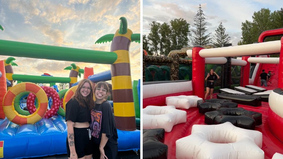 Jeux gonflables au Illumi.