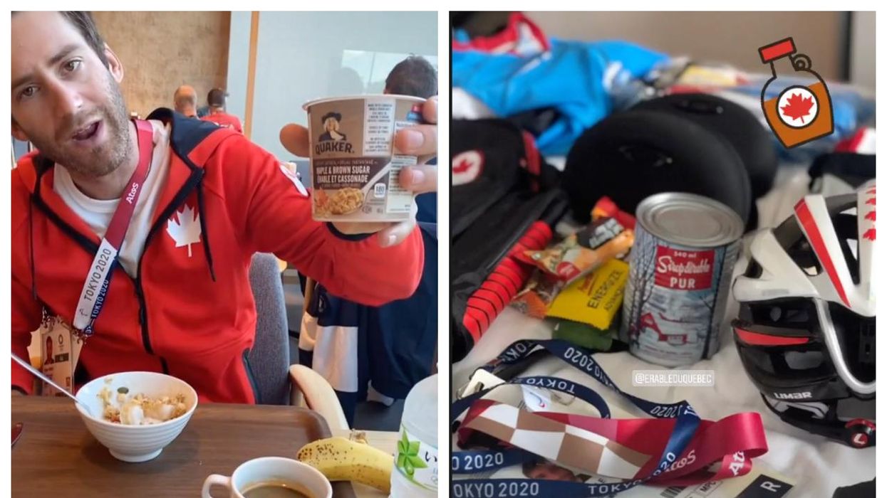 Jeux olympiques de Tokyo : Du sirop d'érable dans la valise d'Hugo Houle