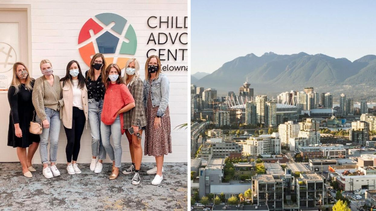 Jillian Harris employees. Right: Vancouver.