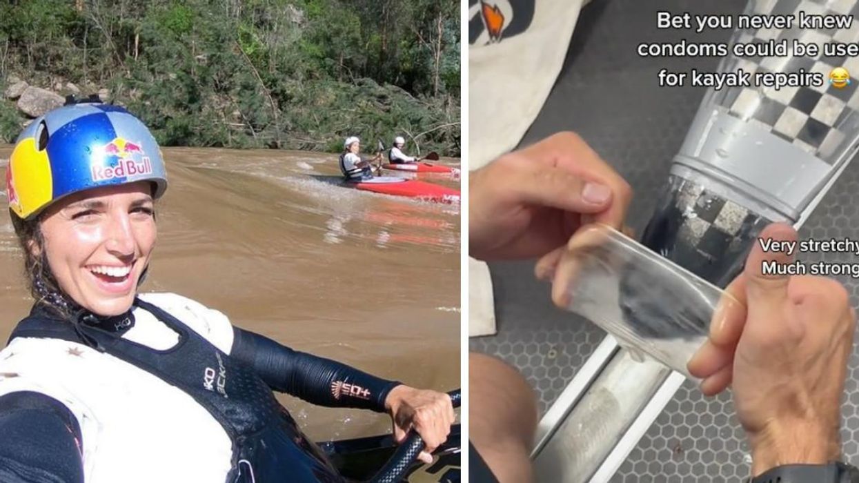 JO de Tokyo : Jessica Fox utilise un condom pour réparer son kayak