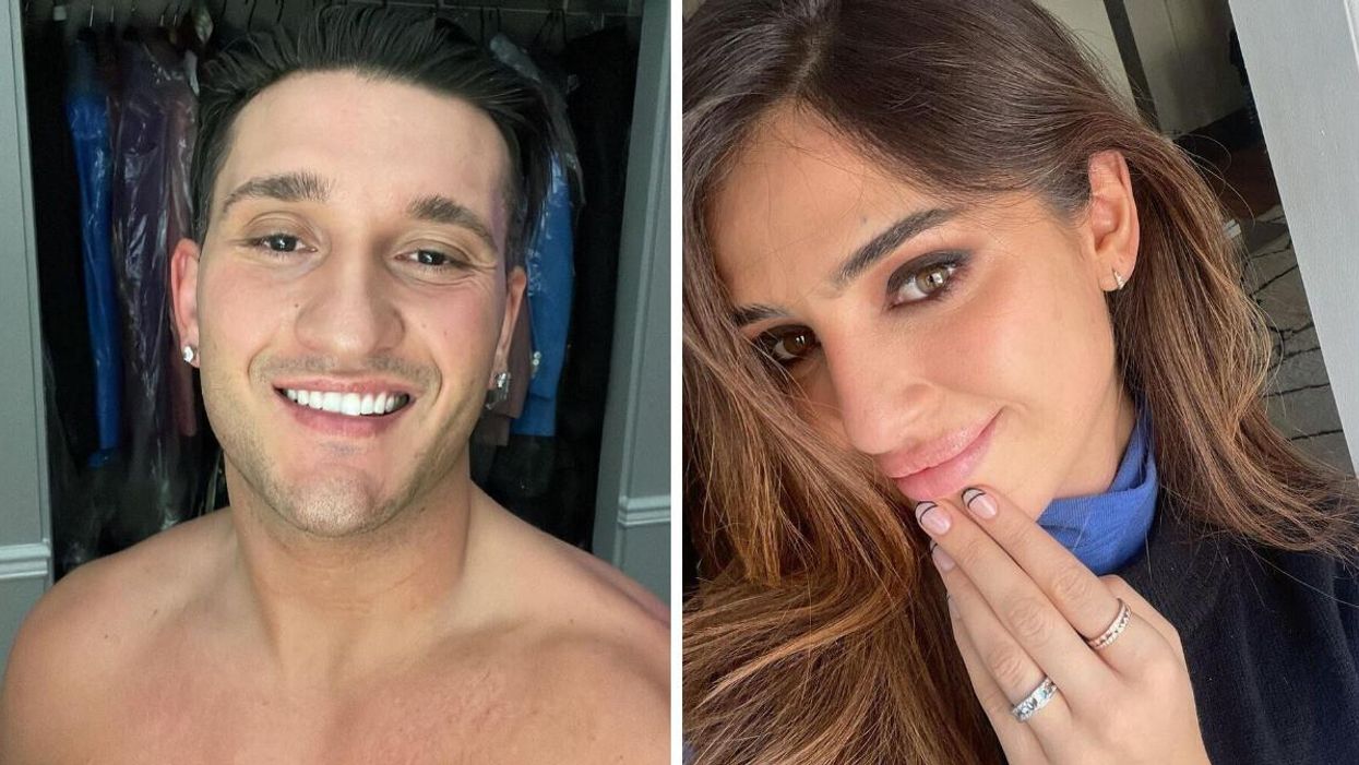 Joey Sasso. Right: Ines Tazi.