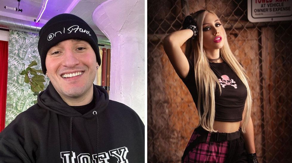 Joey Sasso. Right: Kariselle Snow.