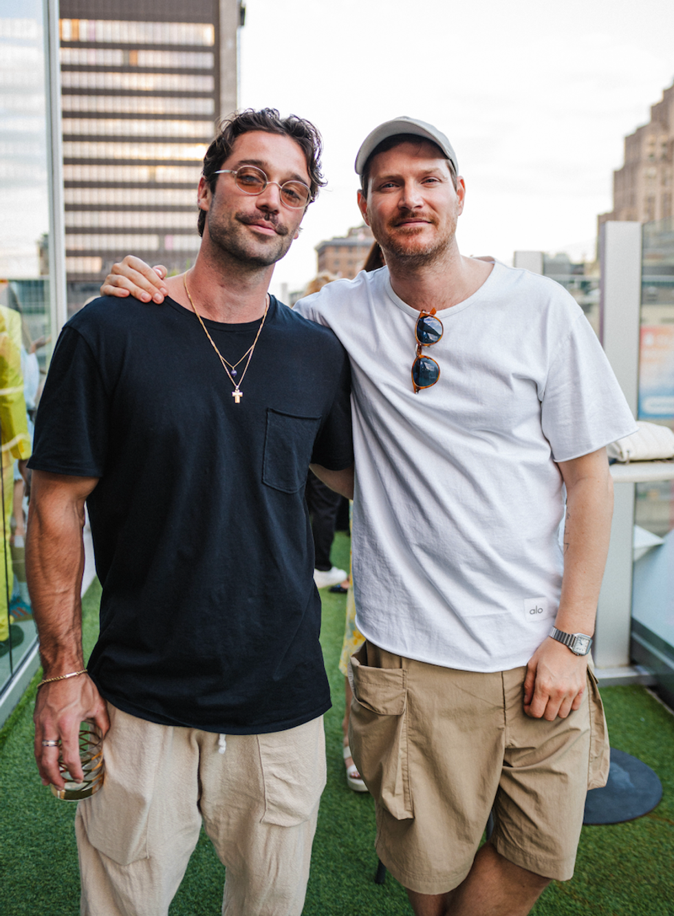 Joey Scarpellino et P.O Beaudoin sur la Terrasse Carla.  