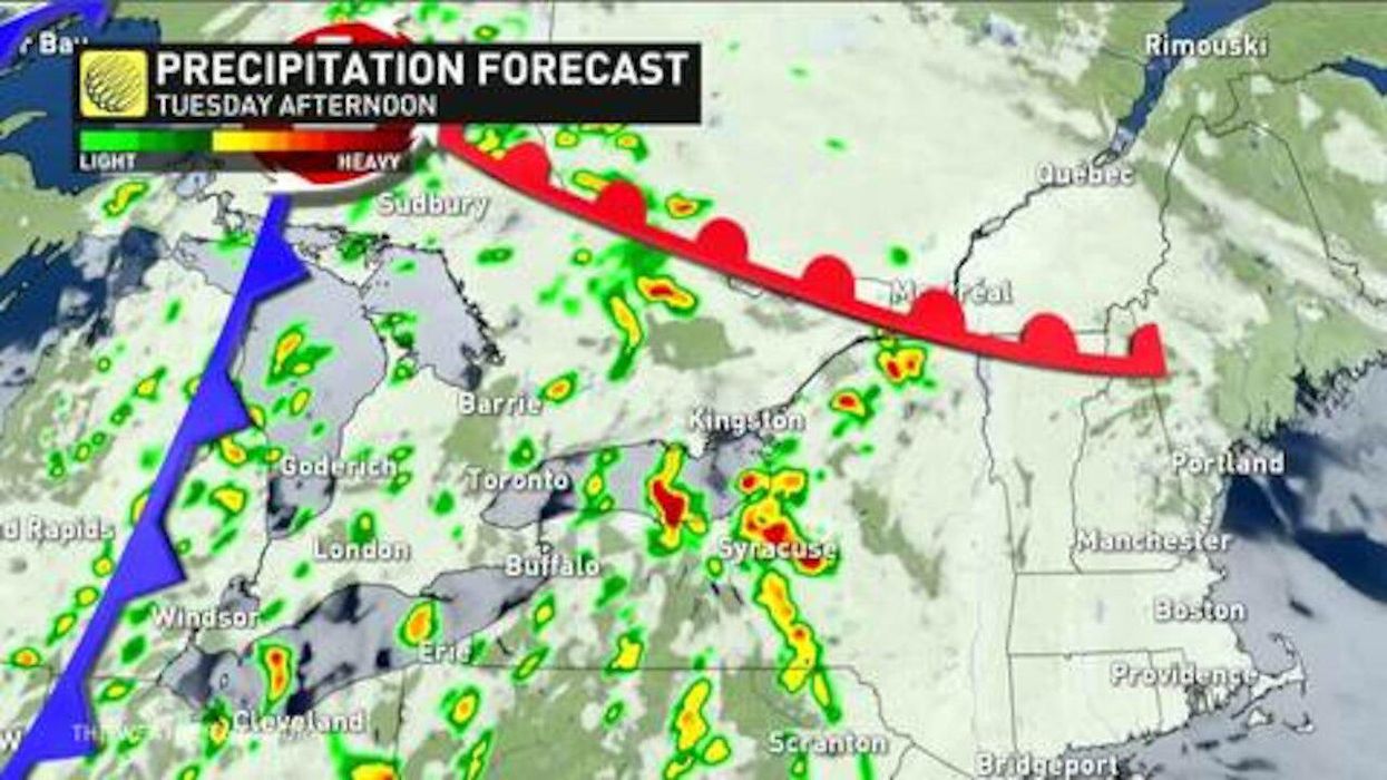 Severe 'Supercell' Storms Are Heading Into Ontario Today & Tornadoes Are Possible