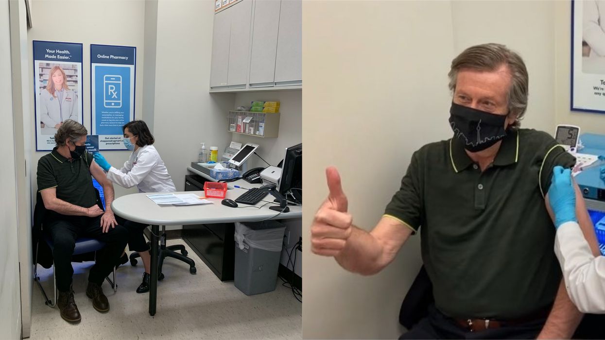 John Tory Got A Vaccine Dose & Said He Didn't Feel Any Pain