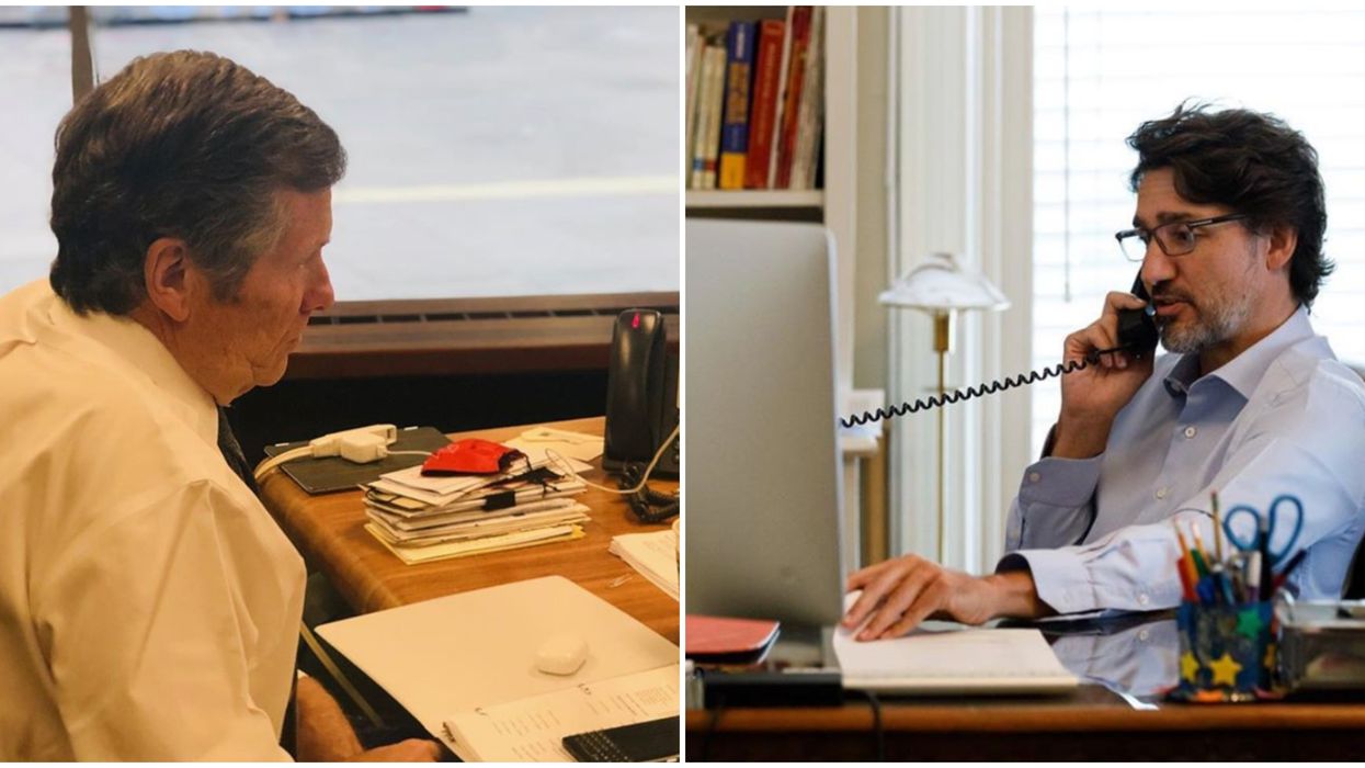 John Tory & Justin Trudeau's COVID-19 Phone Call