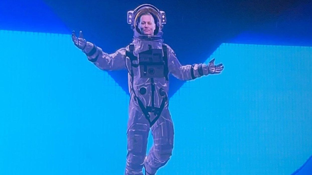 Johnny Depp at the VMAs.