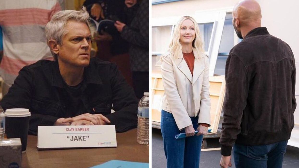 Johnny Knoxville in "Reboot." Right: Judy Greer and Keegan-Michael Key in "Reboot."