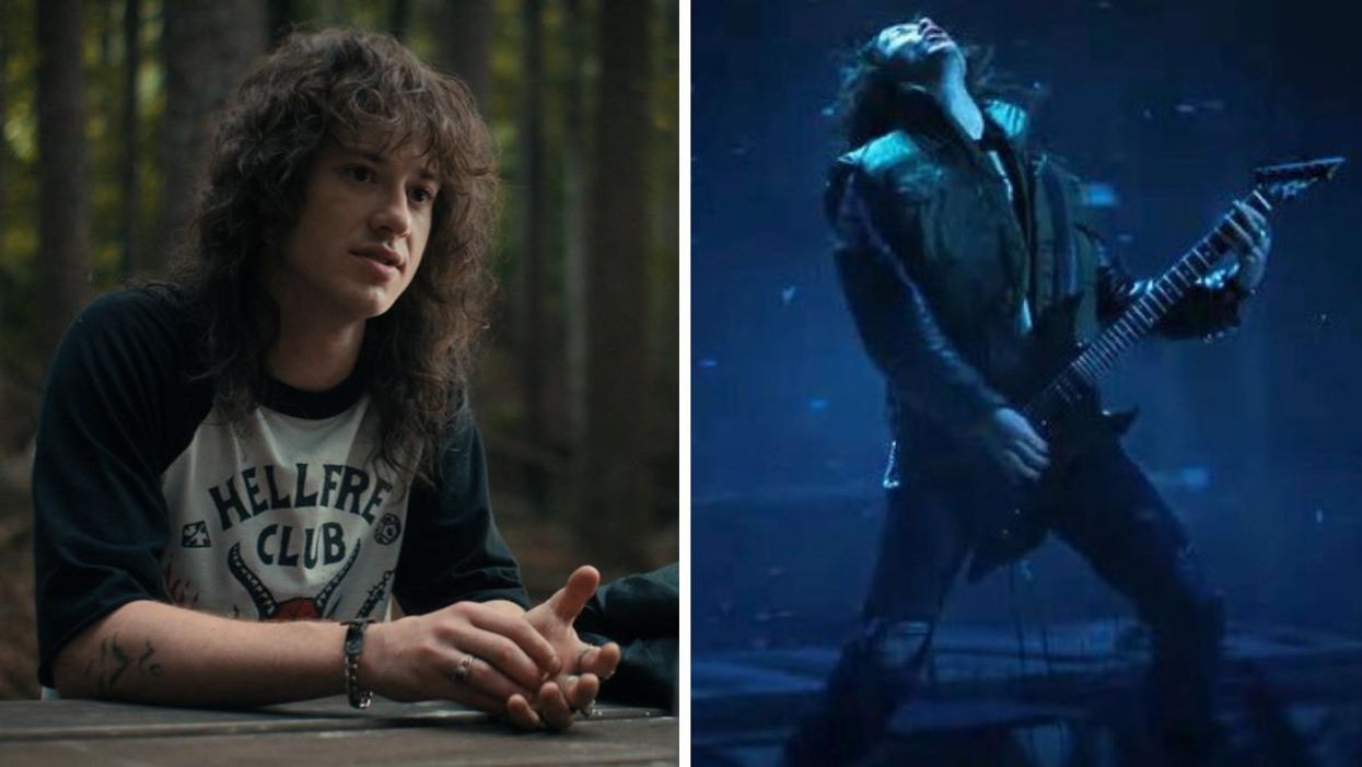 Joseph Quinn as Eddie Munson in 'Stranger Things 4'.
