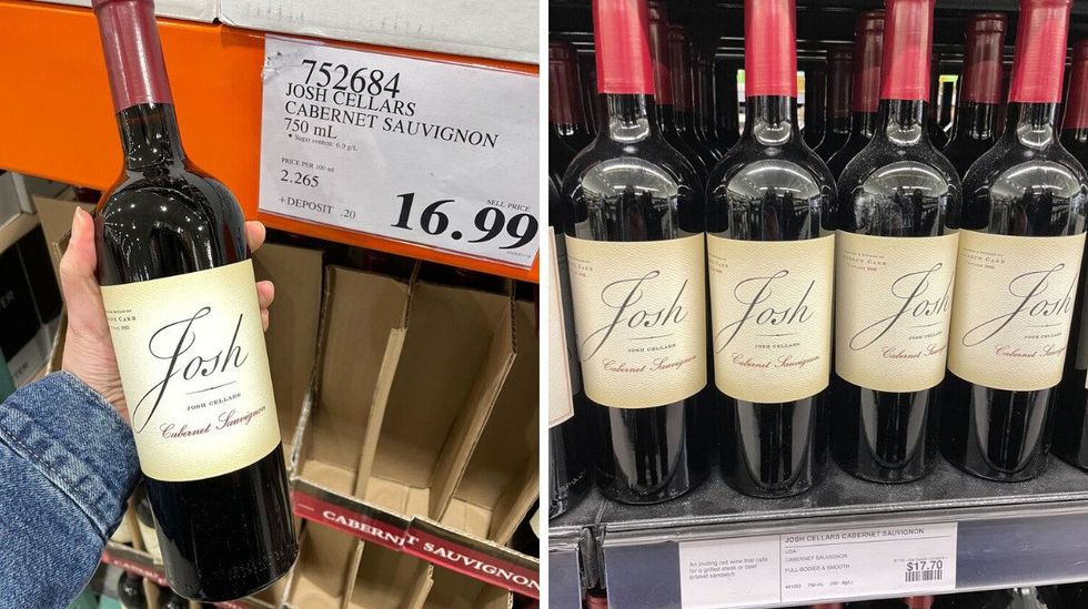 josh cabernet sauvignon bottles at costco and the lcbo