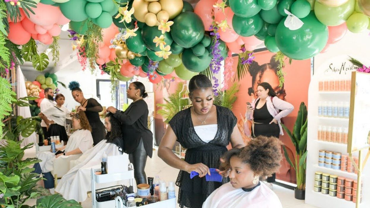 JouJou Hair Studio stylists at the Shea Summer Salon.