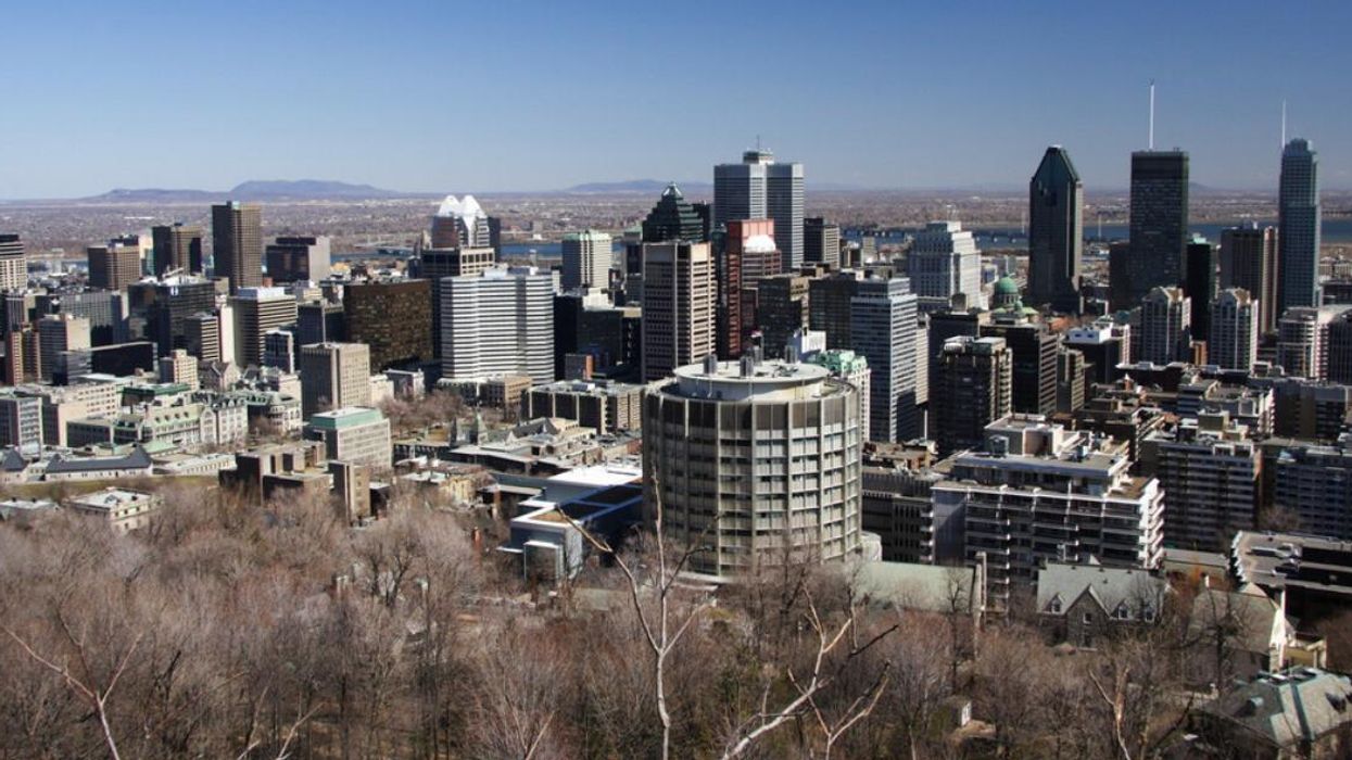 Journée de printemps à Montréal.