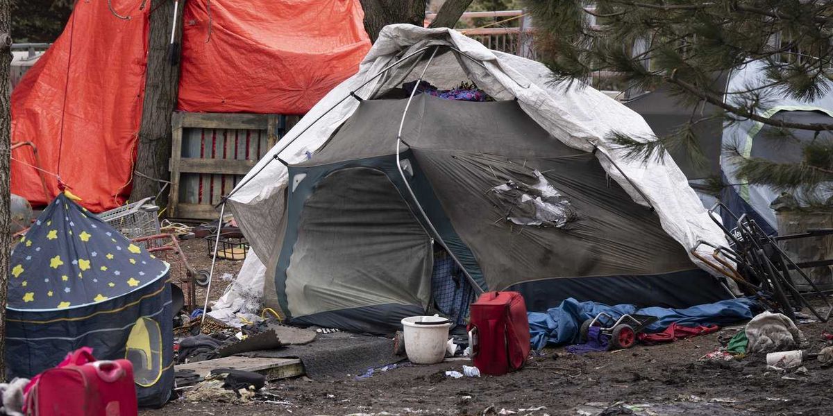 Judge blocks eviction of ten people living in tents under Montreal overpass Judge blocks eviction of ten people living in tents under Montreal overpass