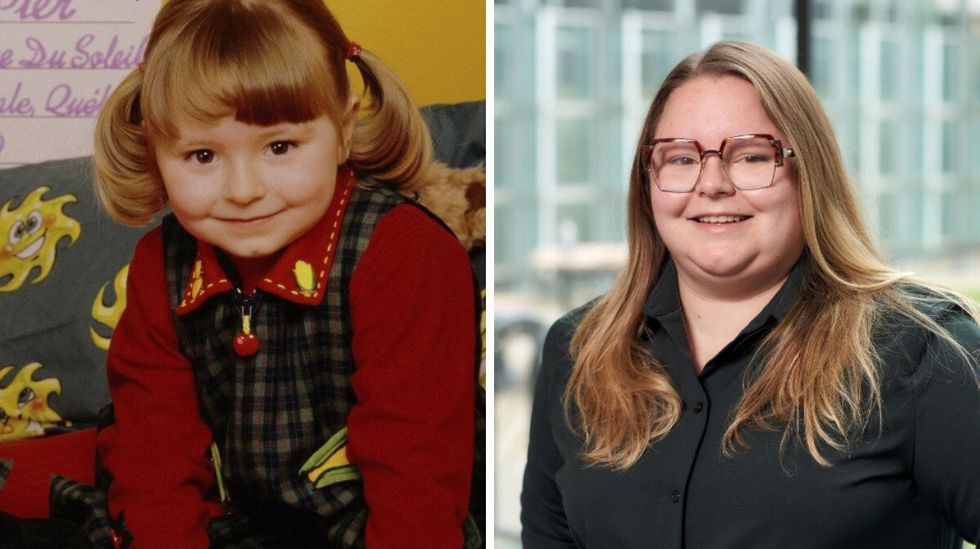 Julie-Pier Nadeau dans La bo\u00eete \u00e0 lunch. Droite : Julie-Pier Nadeau.