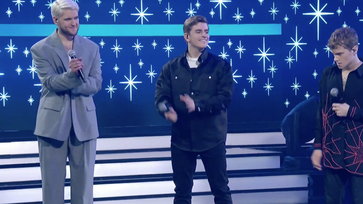 Julien Charbonneau, Édouard Lagacé et Olivier Bergeron à Star Académie.