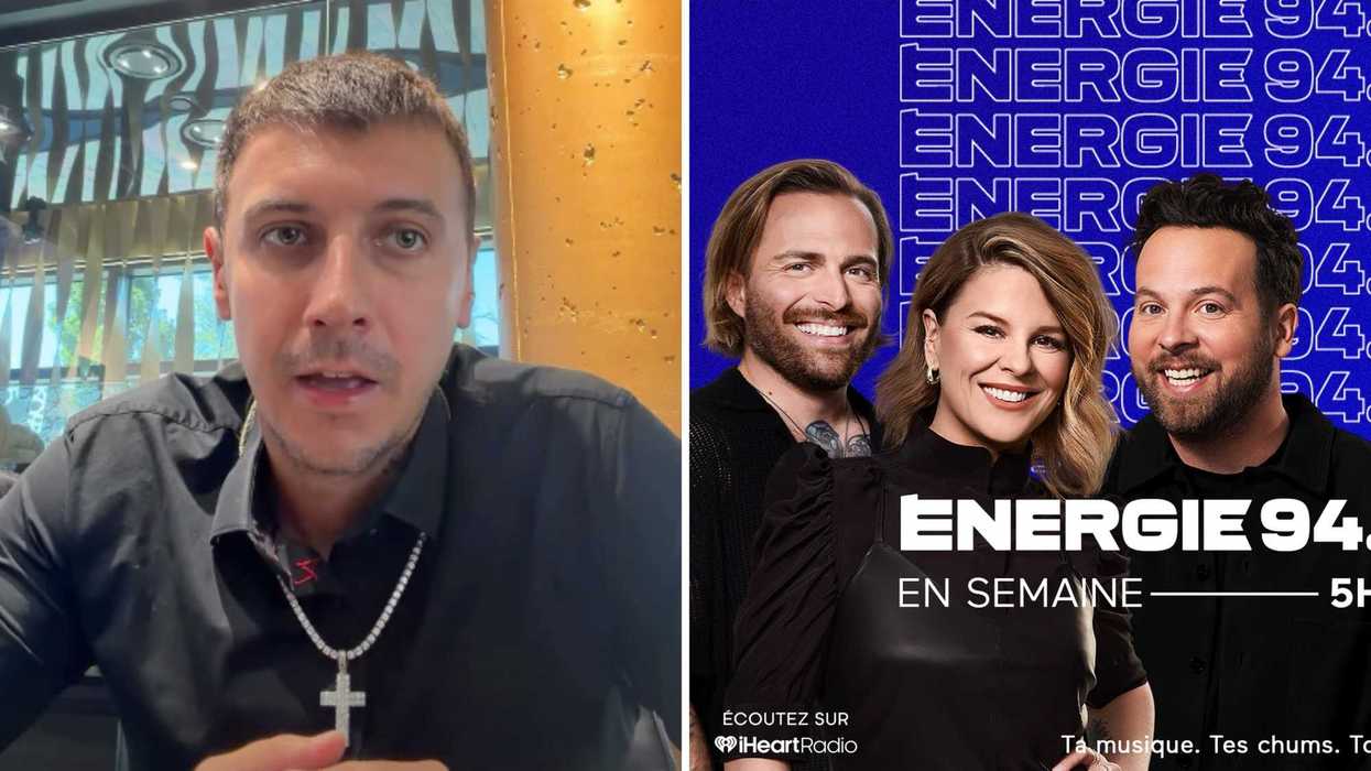 Julien Duguay. Droite : l'équipe d'ÉNERGIE