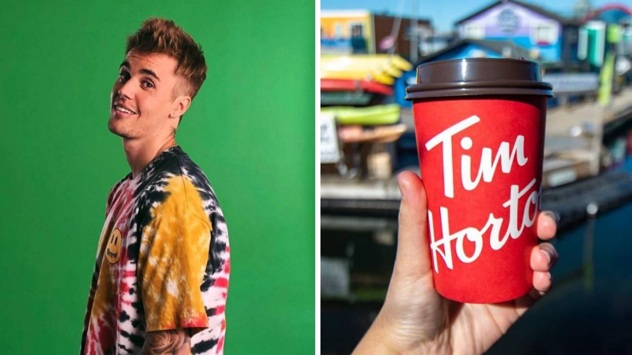 Justin Bieber Says He's 'Working On Something' With Tim Hortons & It's So Canadian It Hurts
