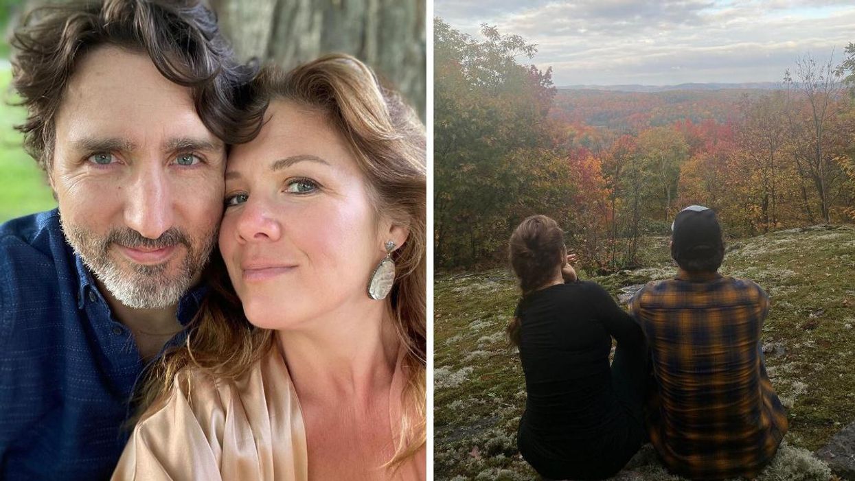 Justin Trudeau and Sophie Grégoire Trudeau.