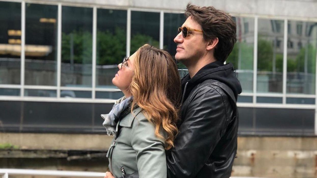 Justin Trudeau and Sophie Grégoire Trudeau.