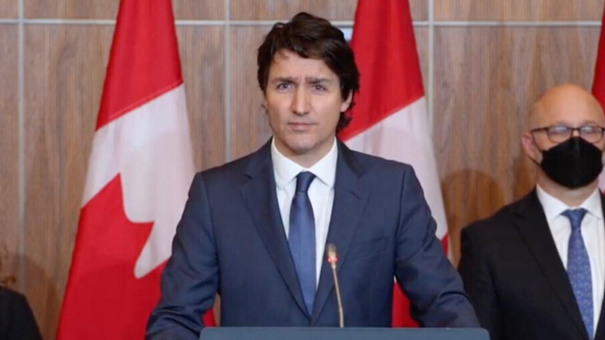 Justin Trudeau en conférence de presse
