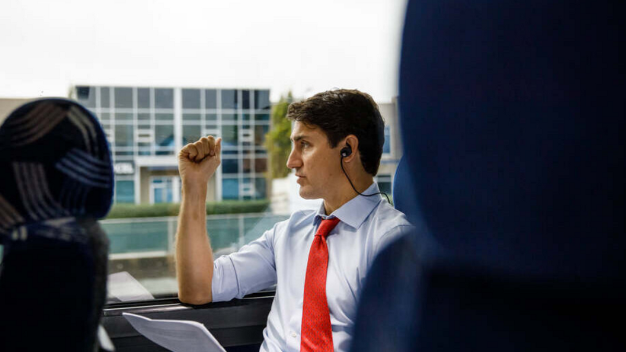 Justin Trudeau en voyage.