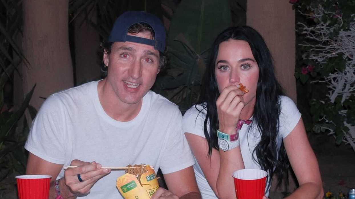 Justin Trudeau et Katy Perry.