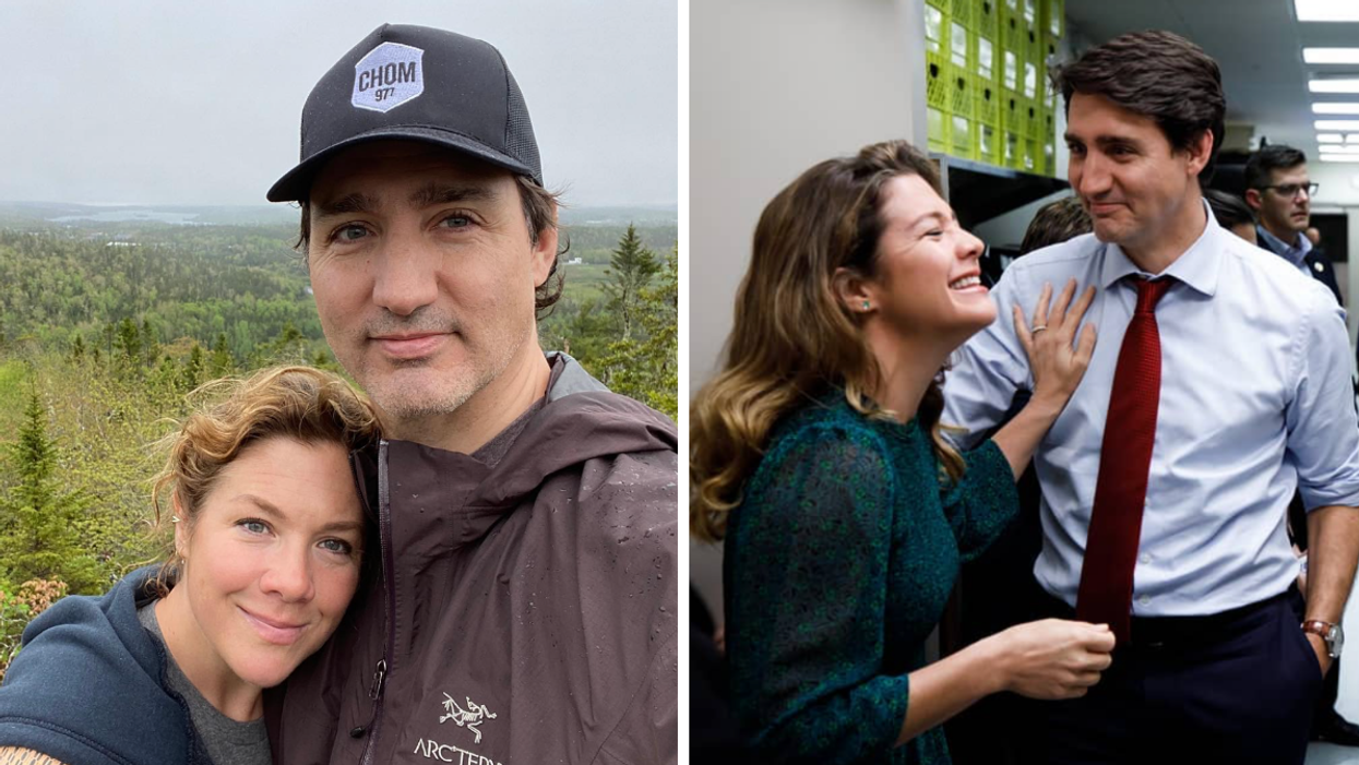 Justin Trudeau et Sophie Grégoire.