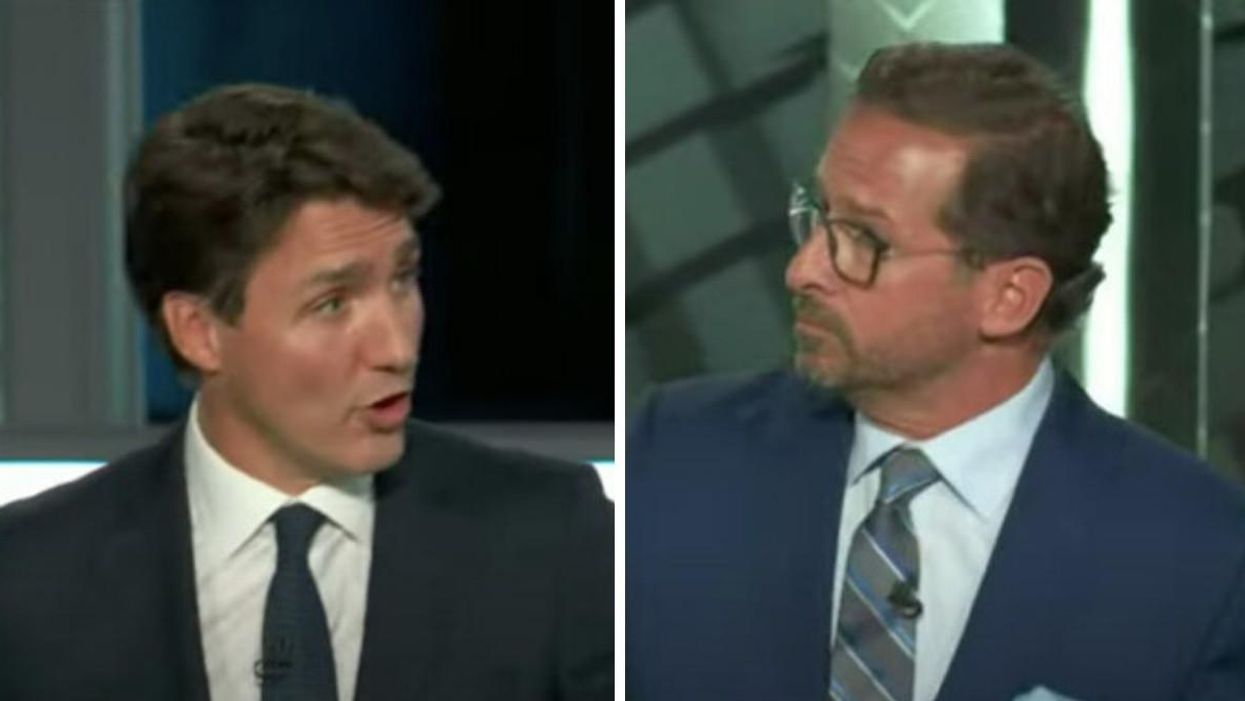 Justin Trudeau Got In A Fiery Spat With Yves-François Blanchet At The French Debate
