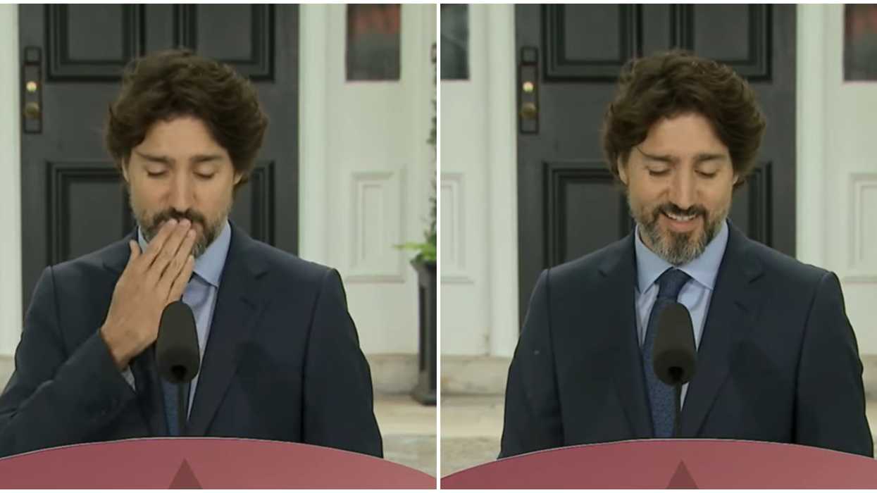 Justin Trudeau Hiccups During A Press Conference & Twitter Is Fascinated By It