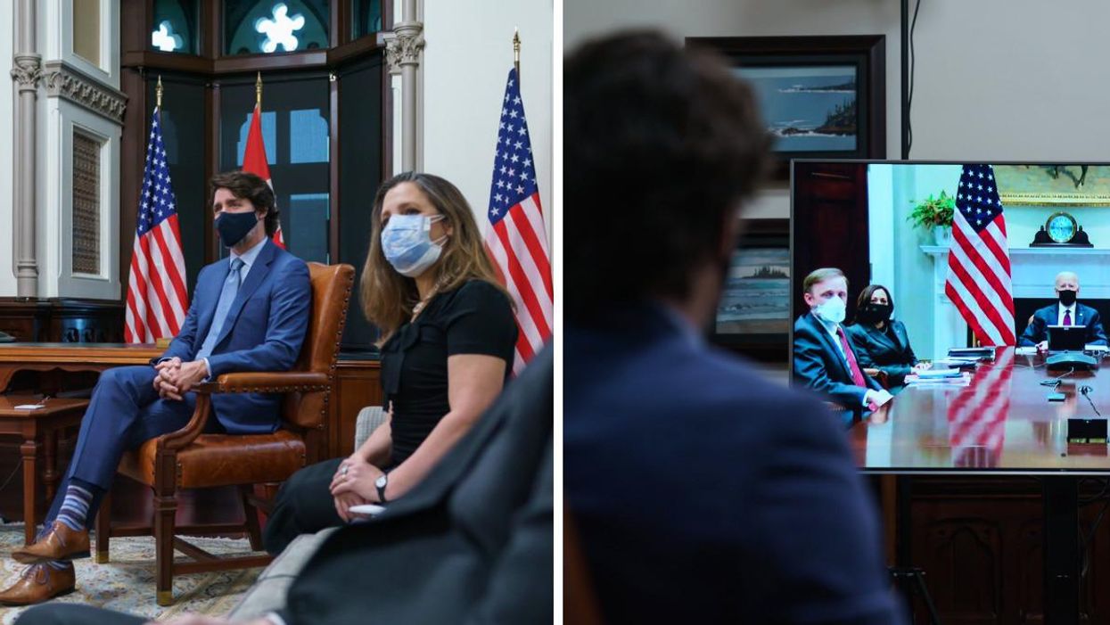 Justin Trudeau Kicked Off His Three Amigos Summit With The Weirdest Wave Of All Time (PHOTO)