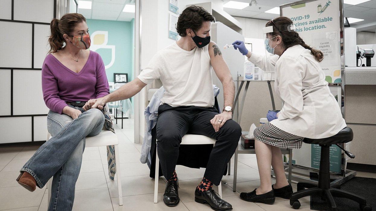Justin Trudeau's AstraZeneca Vaccine Dose Was Administered