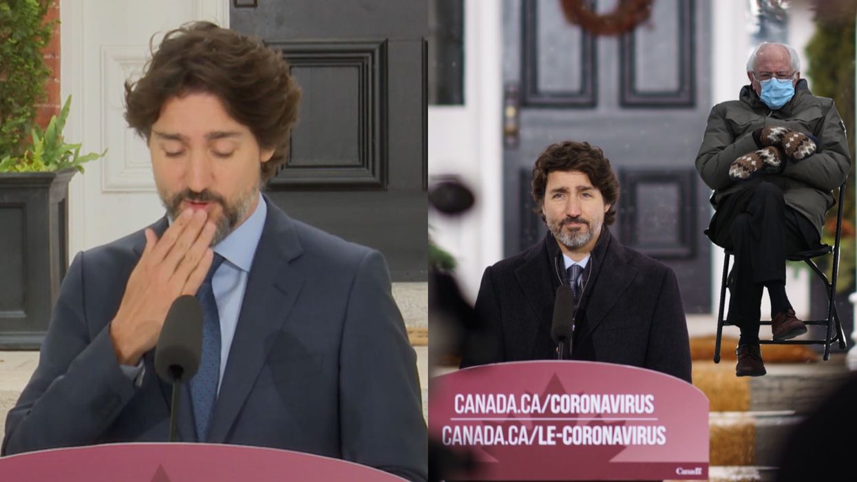 Justin Trudeau's Best COVID-19 Press Conference Moments Include 'Speaking Moistly'
