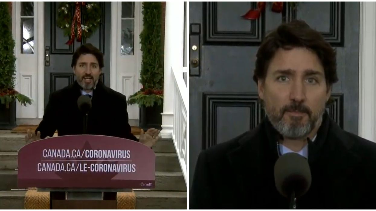 Justin Trudeau's COVID-19 Update From Rideau Cottage Had Him Being No-Nonsense