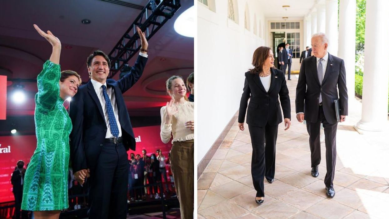Justin Trudeau's First Calls After Winning The Election Were To Joe Biden & Kamala Harris