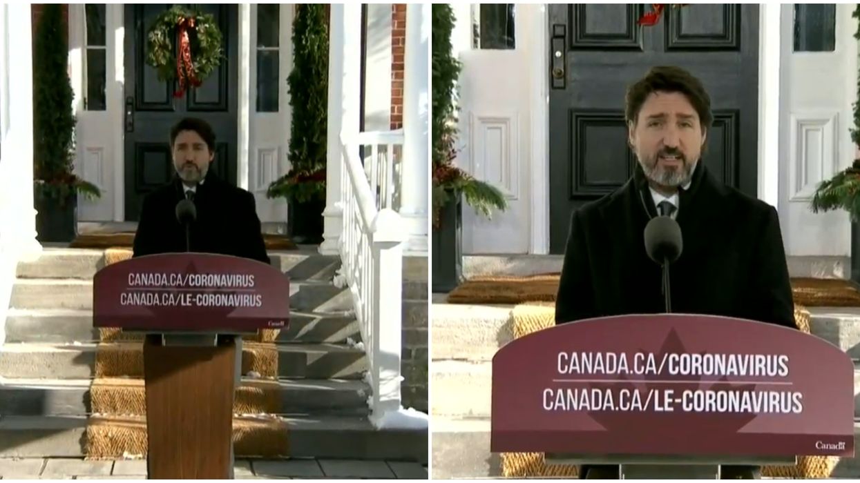 Justin Trudeau's House Looks Like A Hallmark Christmas Movie After Ontario's Snowfall