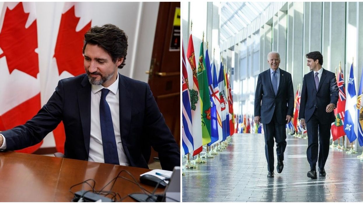 Justin Trudeau's Instagram Best Nine Of 2020 Includes A Photo Of Him With Joe Biden