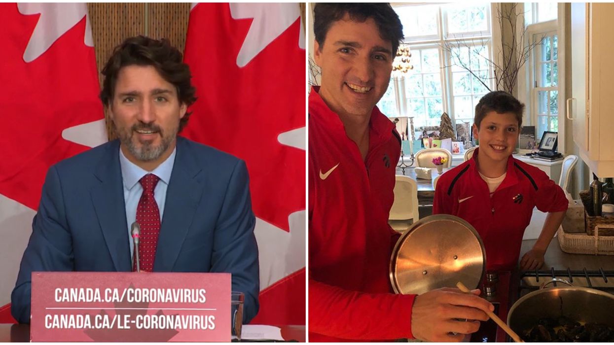 Justin Trudeau's Son Is Turning 13 & He Got A Shout From His Dad In A Press Conference