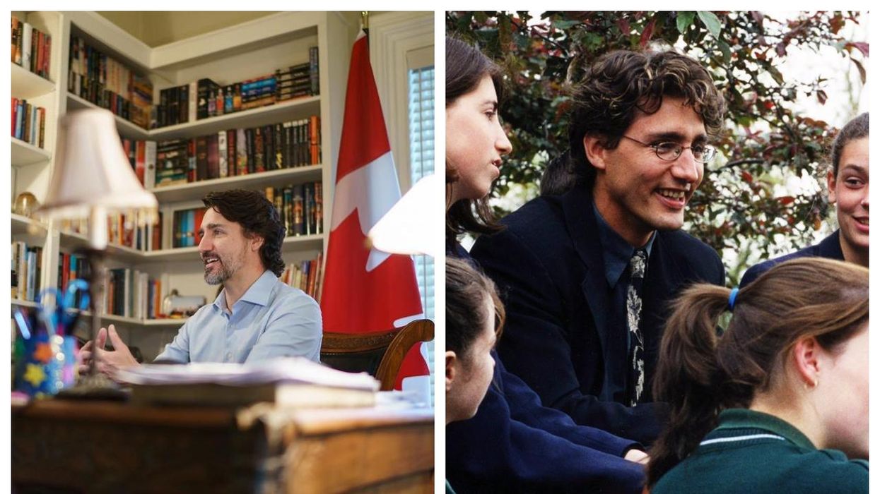 Justin Trudeau's Teacher Skills Got Dusted Off For A Class Visit