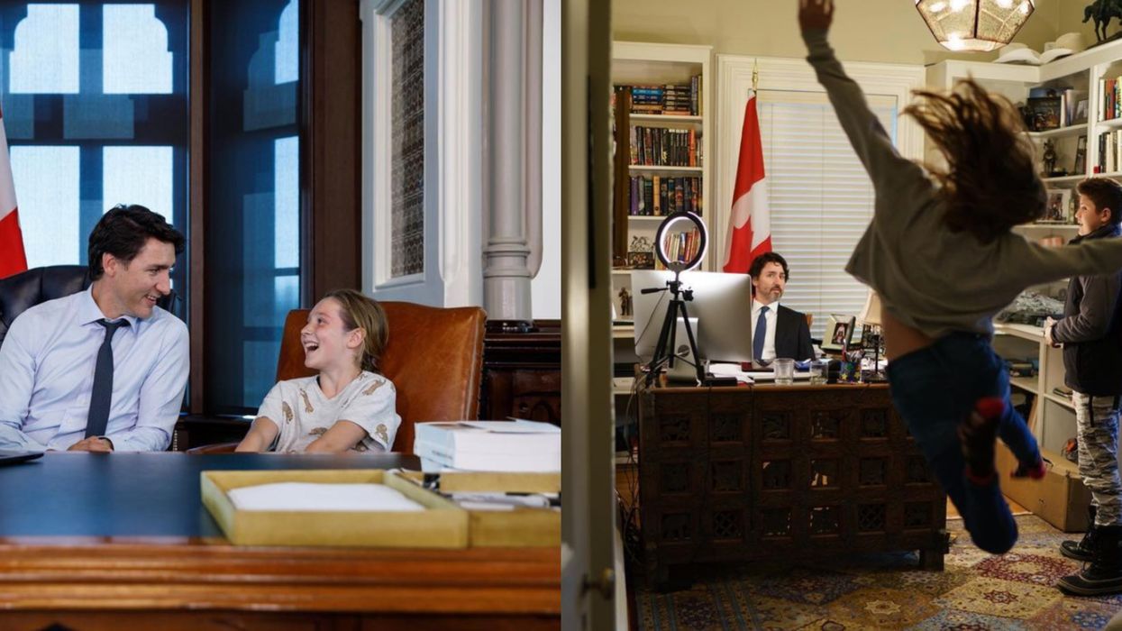 Justin Trudeau souligne l'anniversaire de sa fille avec une hilarante photo